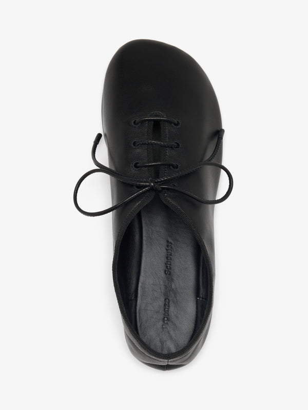 Proenza Schouler Proenza Schouler Glove Lace Up Flats In Nappa - Black