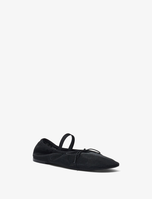 Proenza Schouler Proenza Schouler Glove Mary Jane Ballet Flats In Mesh - Black