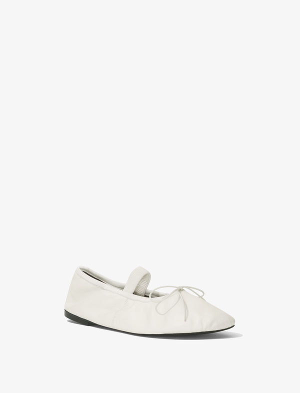 Proenza Schouler Proenza Schouler Glove Mary Jane Ballet Flats - Ivory