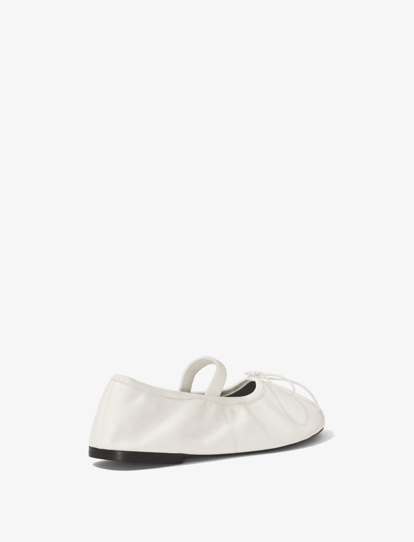 Proenza Schouler Proenza Schouler Glove Mary Jane Ballet Flats - Ivory