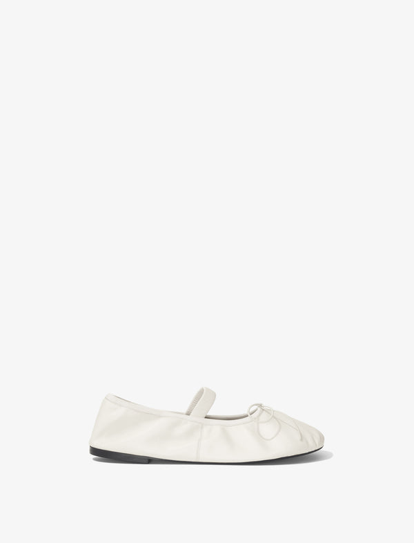 proenza schouler Proenza Schouler Glove Mary Jane Ballet Flats - Ivory