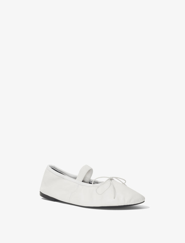 Proenza Schouler Proenza Schouler Glove Mary Jane Ballet Flats - Natural