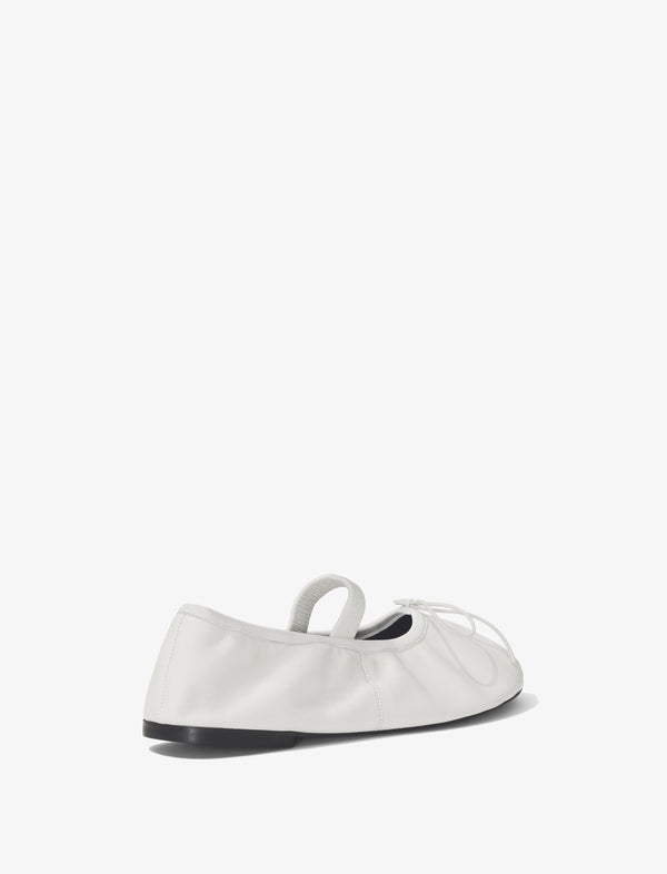 Proenza Schouler Proenza Schouler Glove Mary Jane Ballet Flats - Natural