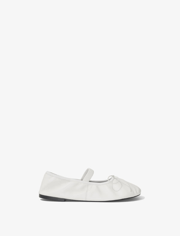 proenza schouler Proenza Schouler Glove Mary Jane Ballet Flats - Natural