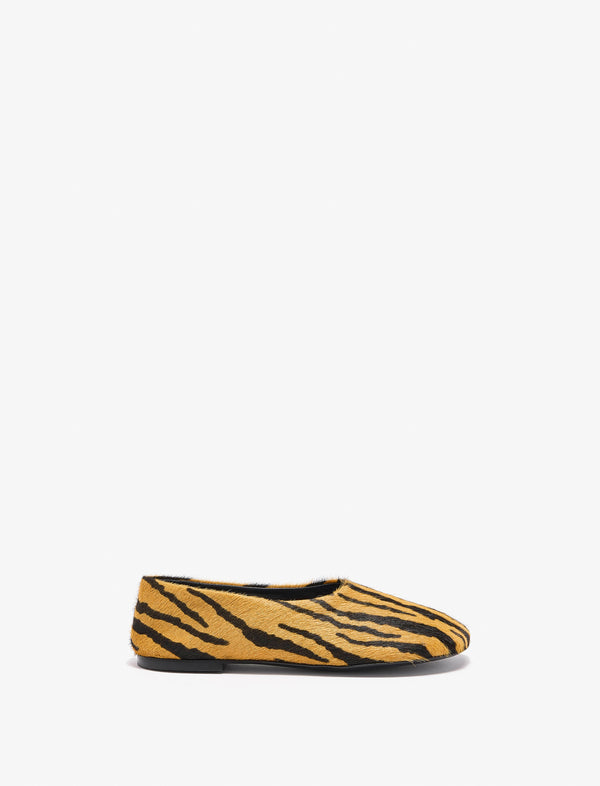 proenza schouler Proenza Schouler Glove Slippers in Haircalf - Orange / Black