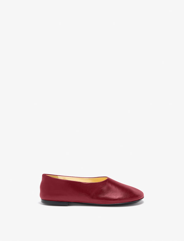 Proenza Schouler Proenza Schouler Glove Slippers In Slick Nappa - Merlot