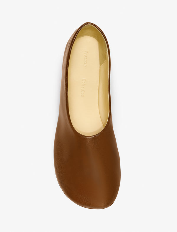 Proenza Schouler Proenza Schouler Glove Slippers In Slick Nappa - Mud