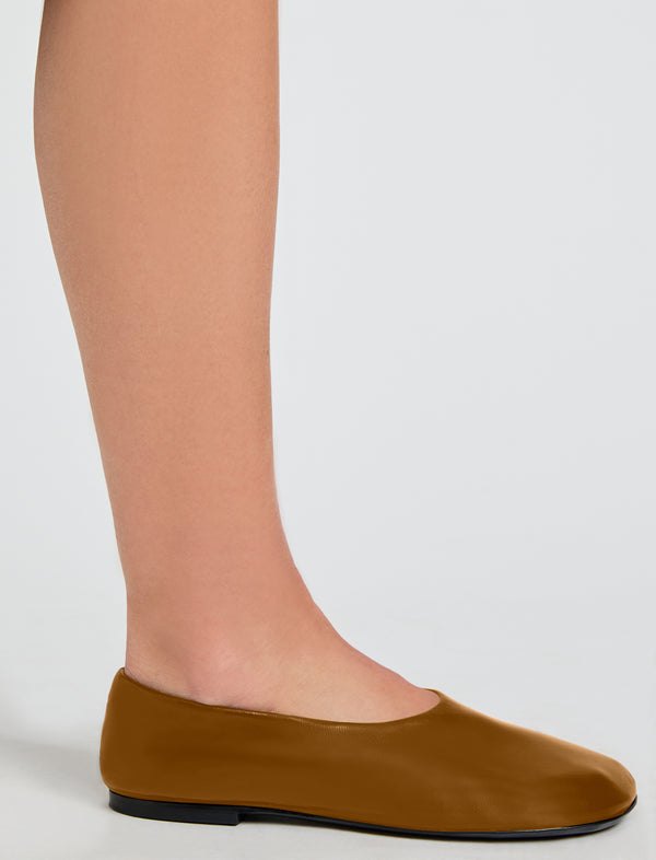 Proenza Schouler Proenza Schouler Glove Slippers In Slick Nappa - Mud