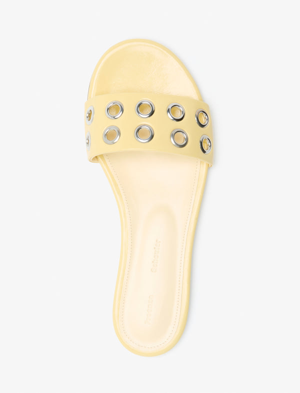 Proenza Schouler Proenza Schouler Grommet Slides In Slick Nappa - Resin