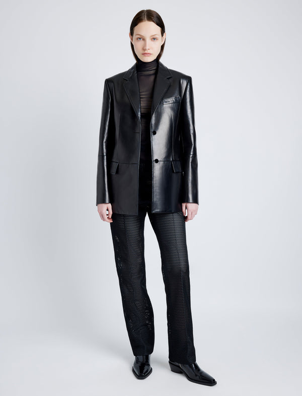 Proenza Schouler Proenza Schouler Hayes Jacket In Leather - Black