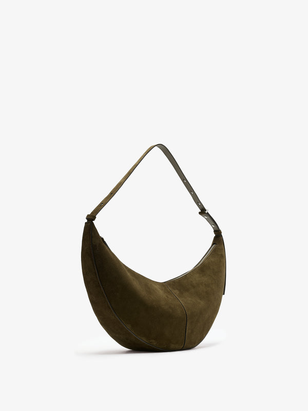 Proenza Schouler Proenza Schouler Hobo Slide Bag In Soft Suede - Olive