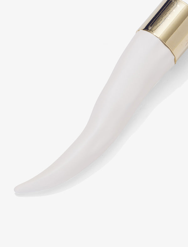 Proenza Schouler Proenza Schouler Horn Pendant Necklace - White/Gold