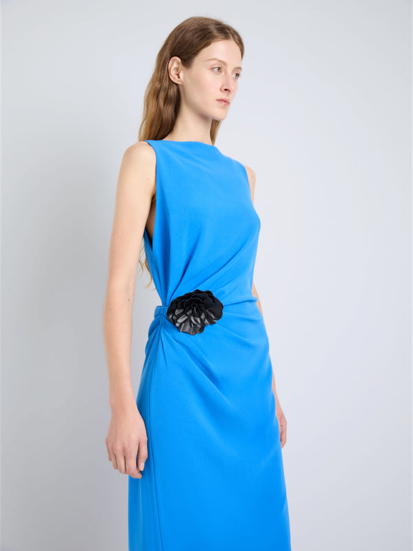 Proenza Schouler Proenza Schouler Indria Dress In Matte Double Crepe - New Blue