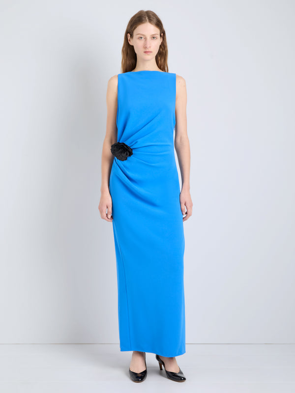 proenza schouler Proenza Schouler Indria Dress in Matte Double Crepe - New Blue