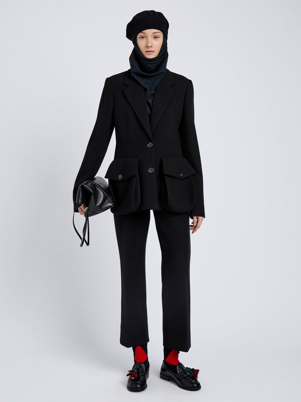 proenza schouler Proenza Schouler Ismene Pant in Wool Scuba - Black