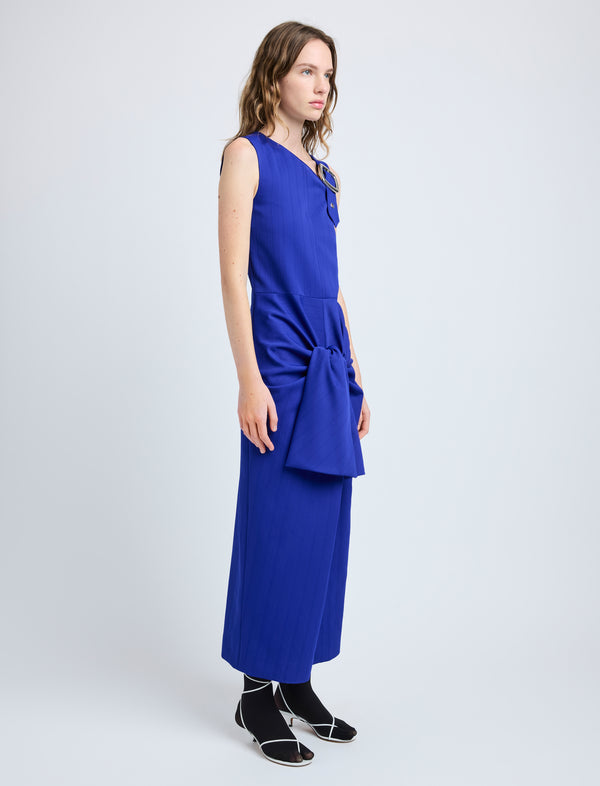 Proenza Schouler Proenza Schouler Jackie Dress In Technical Nylon Jacquard - Cobalt