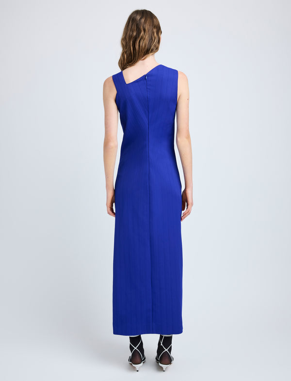 Proenza Schouler Proenza Schouler Jackie Dress In Technical Nylon Jacquard - Cobalt