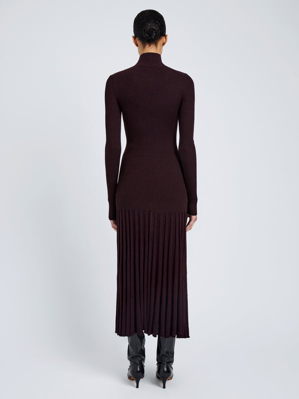 Proenza Schouler Proenza Schouler Jada Dress In Superfine Merino - Burgundy