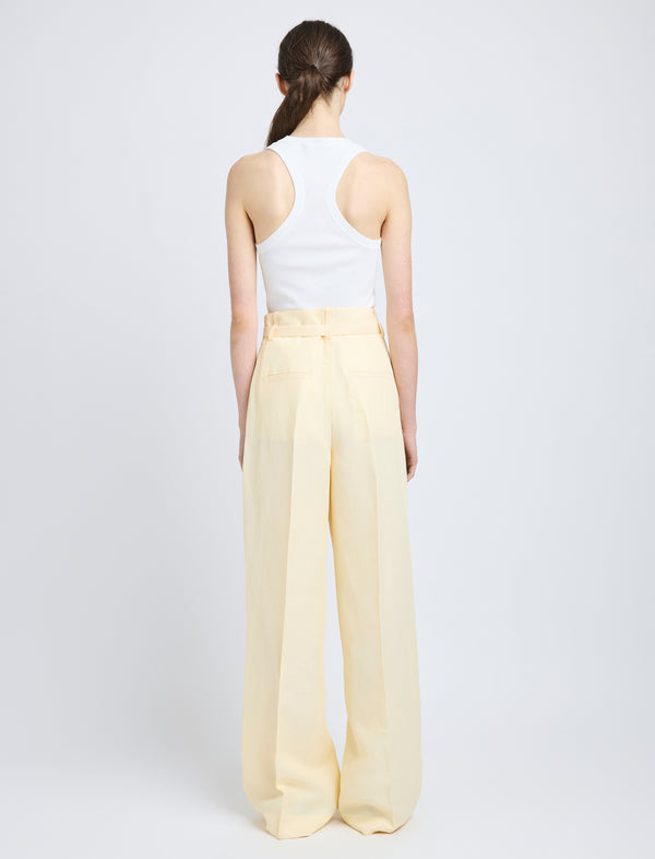 Proenza Schouler Proenza Schouler Jules Pant In Linen Viscose - Resin