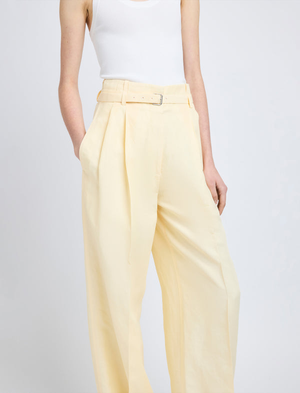 Proenza Schouler Proenza Schouler Jules Pant In Linen Viscose - Resin