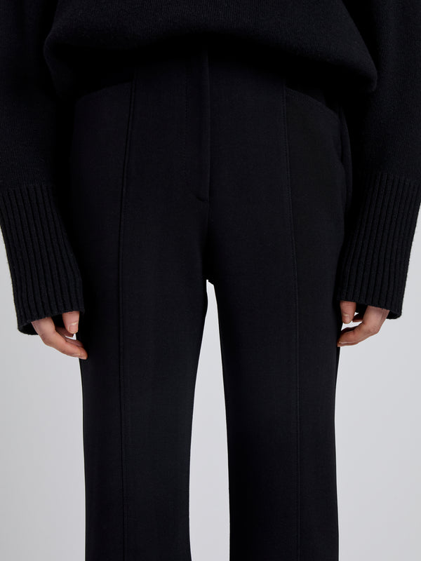 Proenza Schouler Proenza Schouler Kalea Pant In Compact Stretch Crepe - Black