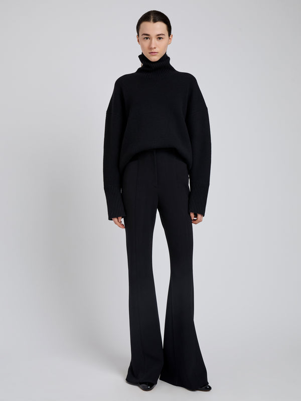 proenza schouler Proenza Schouler Kalea Pant in Compact Stretch Crepe - Black