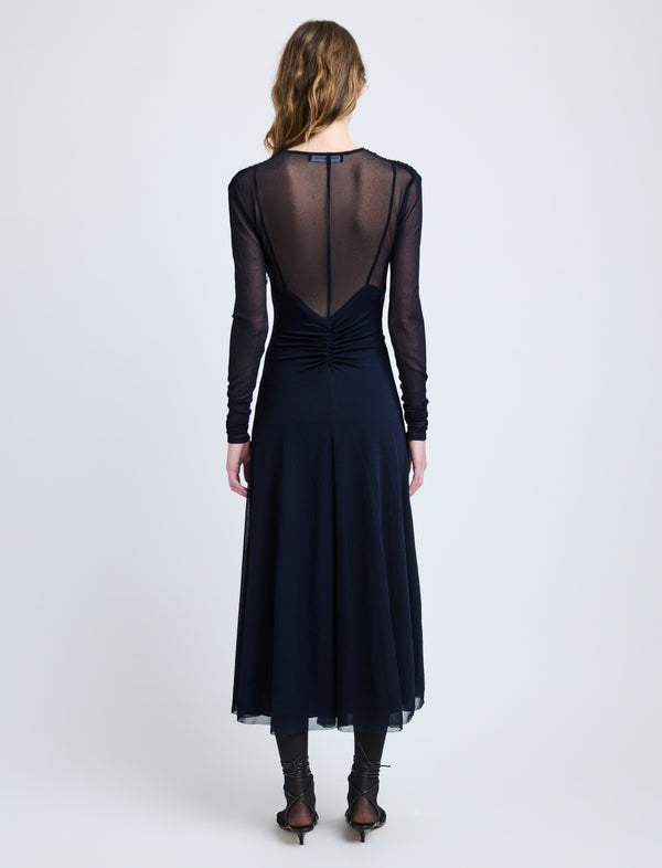 Proenza Schouler Proenza Schouler Kerstin Dress In Crepe Jersey - Midnight
