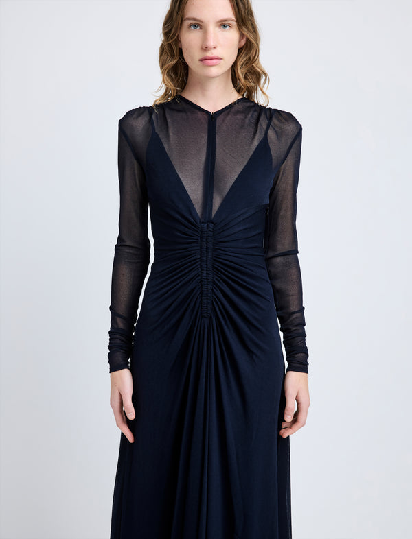 Proenza Schouler Proenza Schouler Kerstin Dress In Crepe Jersey - Midnight