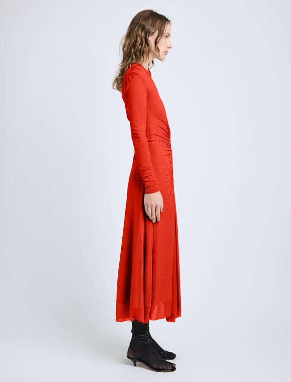 Proenza Schouler Proenza Schouler Kerstin Dress In Crepe Jersey - Red