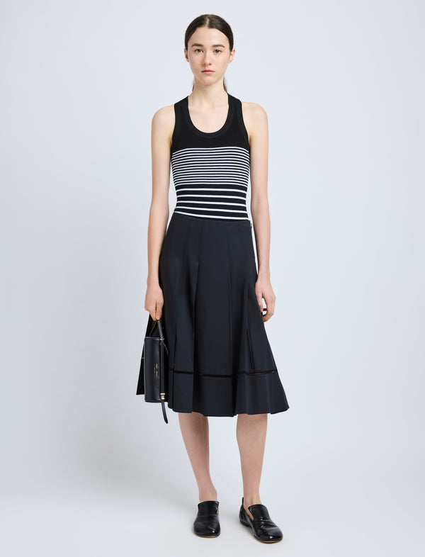 proenza schouler Proenza Schouler Laci Skirt in Eco Cotton Poplin - Black
