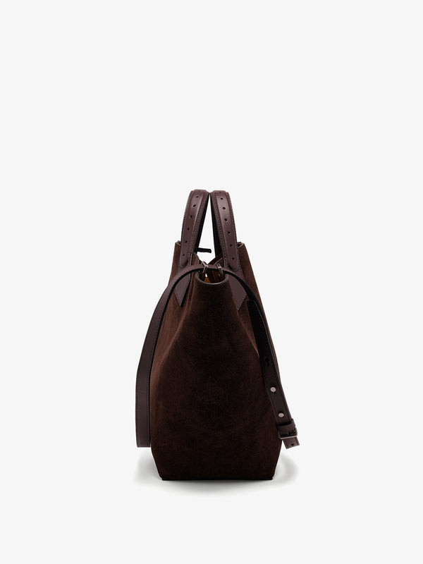 Proenza Schouler Proenza Schouler Large Chelsea Tote In Soft Suede - Chocolate