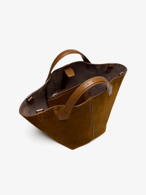 Proenza Schouler Proenza Schouler Large Chelsea Tote In Soft Suede - Fern