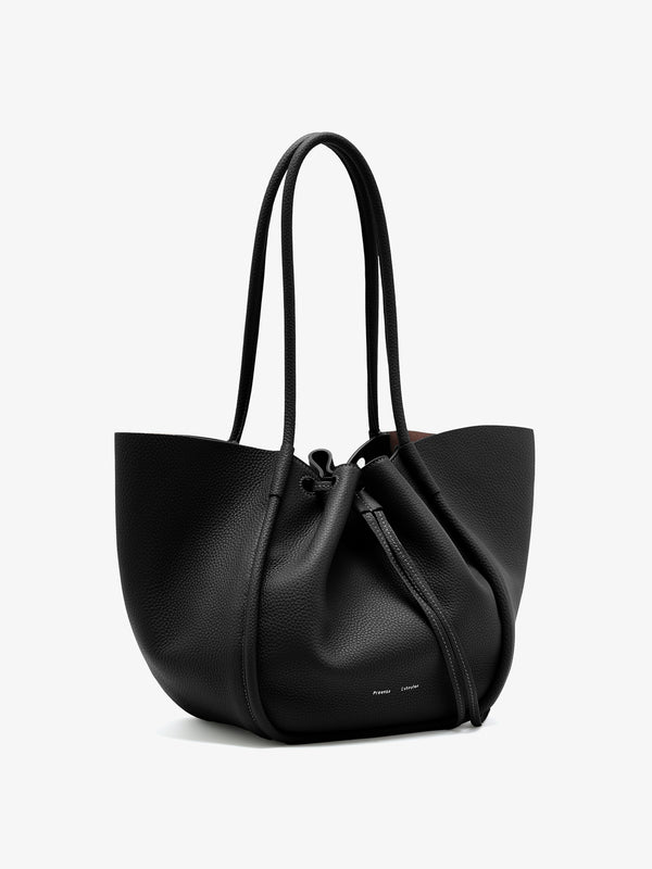Proenza Schouler Proenza Schouler Large Ruched Tote In Soft Pebbled Calf - Black