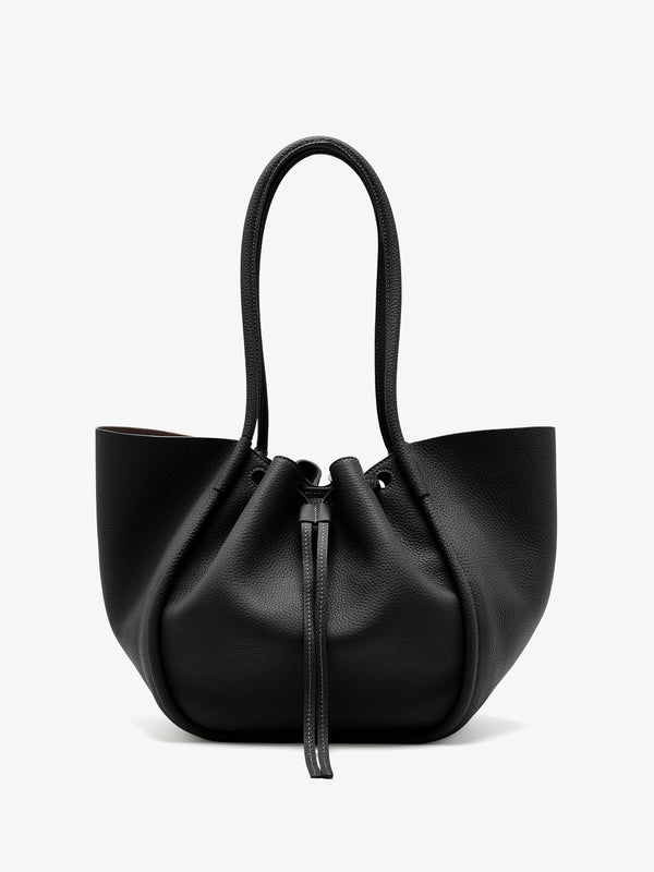 Proenza Schouler Proenza Schouler Large Ruched Tote In Soft Pebbled Calf - Black