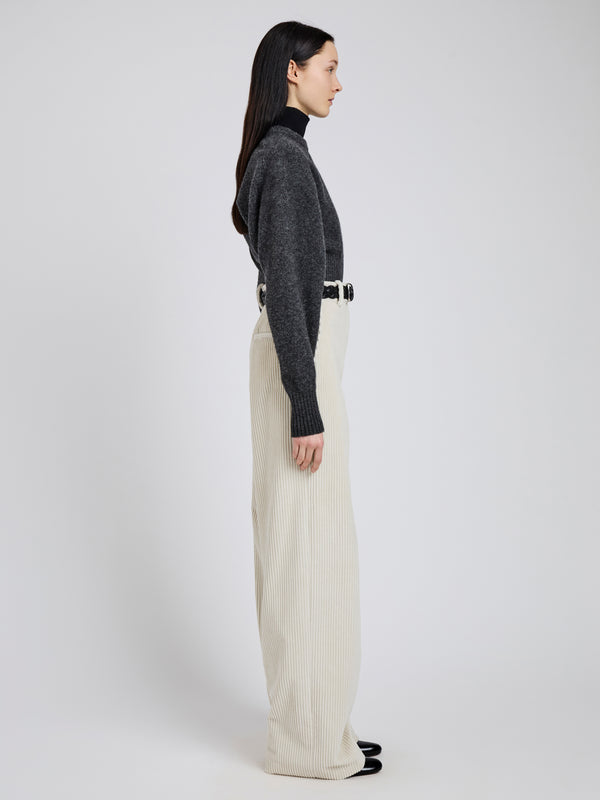 Proenza Schouler Proenza Schouler Lidie Pant In Corduroy - Ecru
