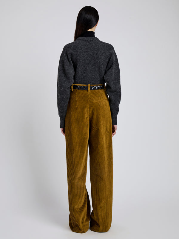Proenza Schouler Proenza Schouler Lidie Pant In Corduroy - Fatigue