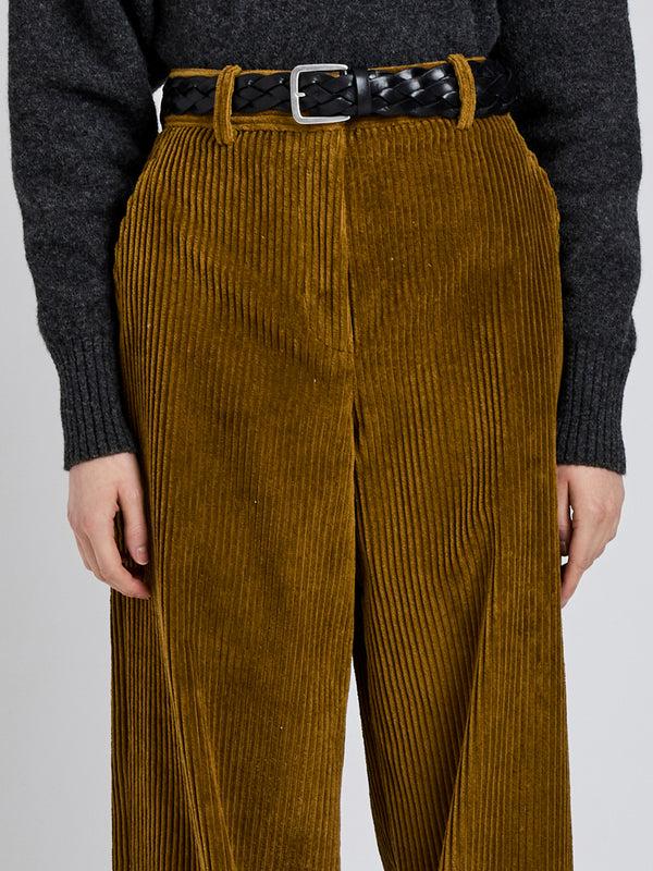 Proenza Schouler Proenza Schouler Lidie Pant In Corduroy - Fatigue