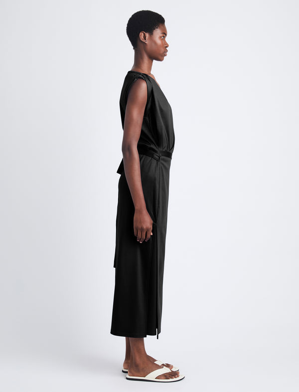 Proenza Schouler Proenza Schouler Lynn Dress In Eco Cotton Jersey - Black