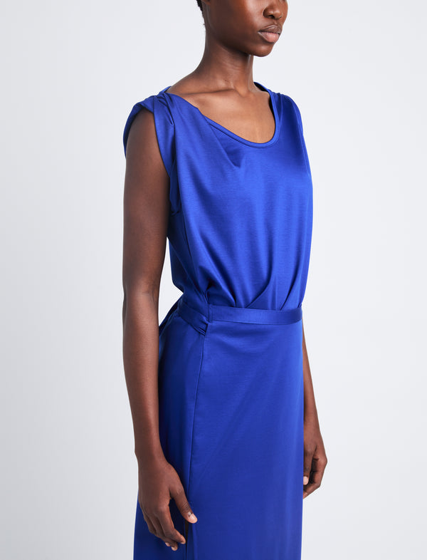 Proenza Schouler Proenza Schouler Lynn Dress In Eco Cotton Jersey - Cobalt