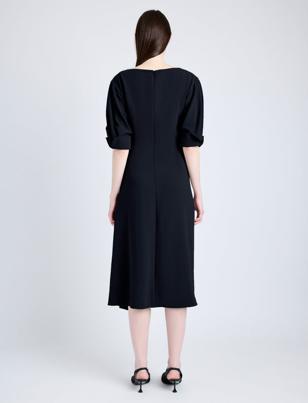 Proenza Schouler Proenza Schouler Maisie Dress In Matte Double Crepe - Black