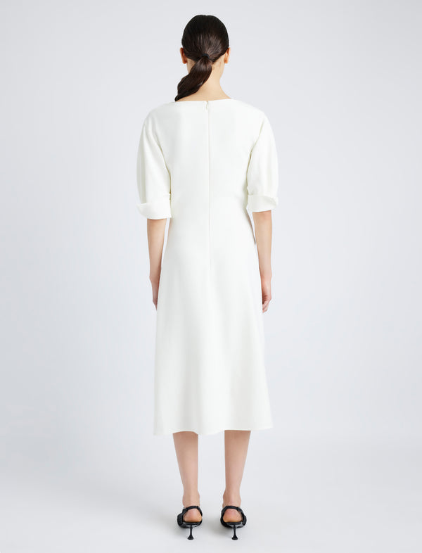Proenza Schouler Proenza Schouler Maisie Dress In Matte Double Crepe - Ivory