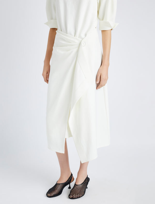 Proenza Schouler Proenza Schouler Maisie Dress In Matte Double Crepe - Ivory