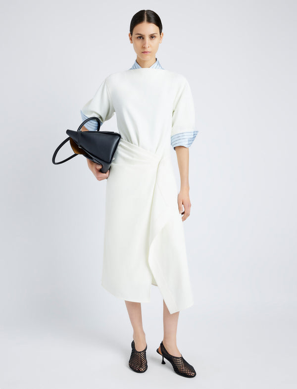 proenza schouler Proenza Schouler Maisie Dress in Matte Double Crepe - Ivory