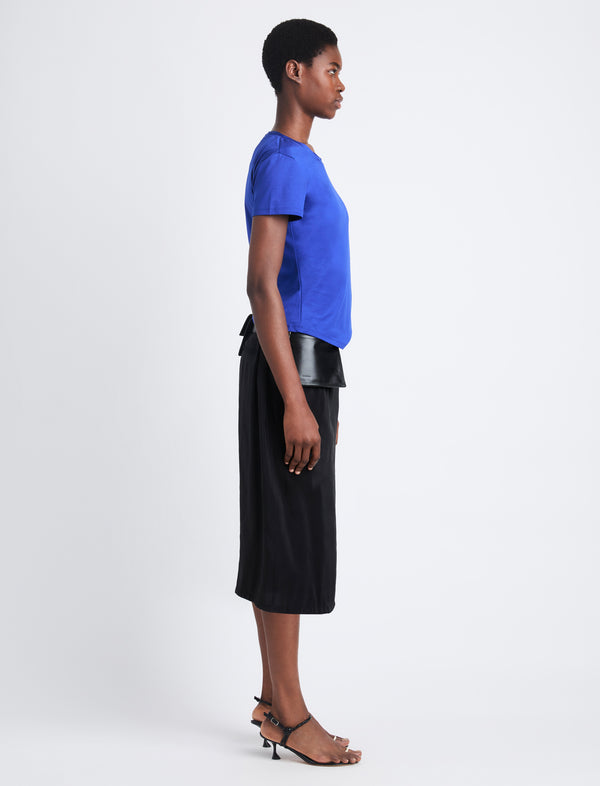 Proenza Schouler Proenza Schouler Maren Top In Eco Cotton Jersey - Cobalt