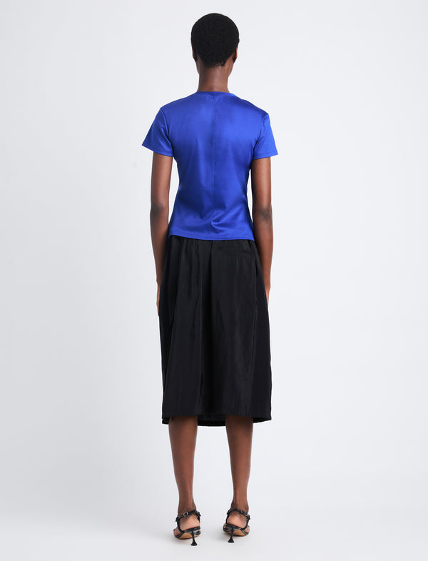 Proenza Schouler Proenza Schouler Maren Top In Eco Cotton Jersey - Cobalt