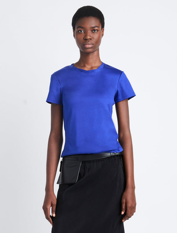 proenza schouler Proenza Schouler Maren Top in Eco Cotton Jersey - Cobalt