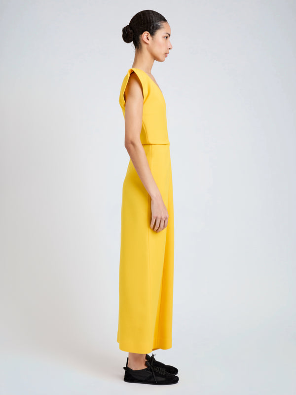 Proenza Schouler Proenza Schouler Mariam Dress In Wool Scuba - Canary