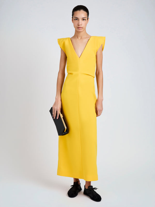 proenza schouler Proenza Schouler Mariam Dress in Wool Scuba - Canary