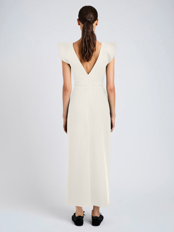 Proenza Schouler Proenza Schouler Mariam Dress In Wool Scuba - Off White