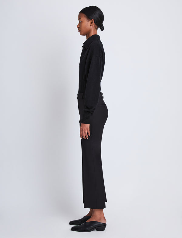Proenza Schouler Proenza Schouler Marlene Pant In Tropical Wool - Black